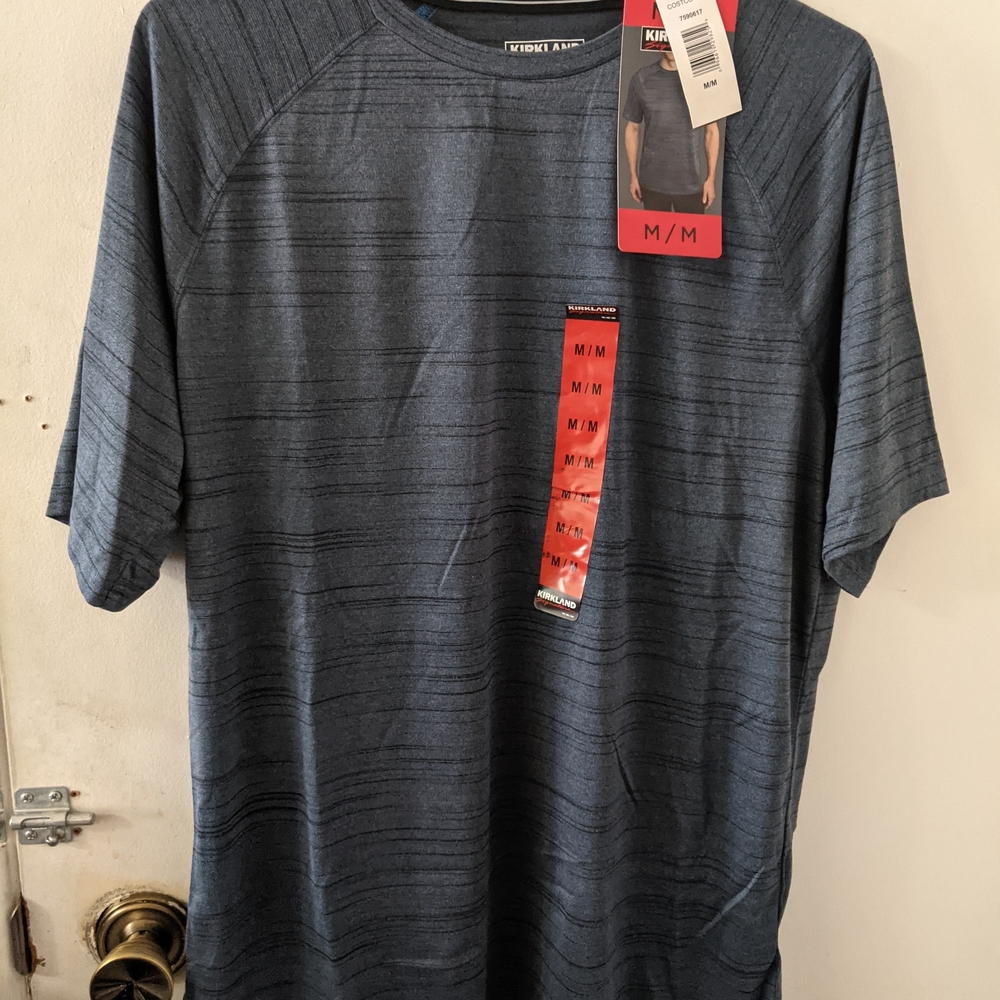 Kirkland Signature Men's Heathered Gray Tee